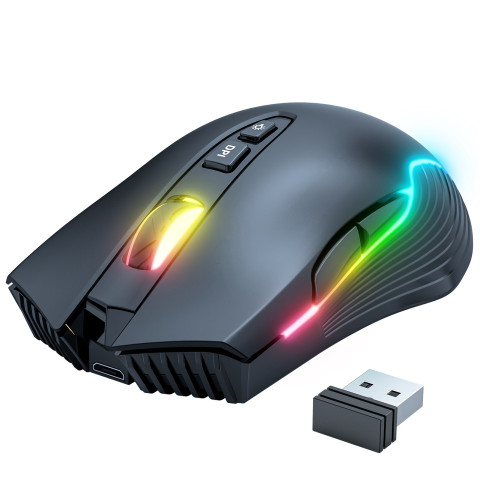 Onikuma CW905 2.4G Vezeték nélküli Gamer egér - Fekete