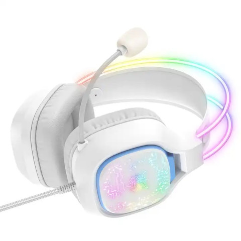 Onikuma X22 RGB Gamer headset - Fehér