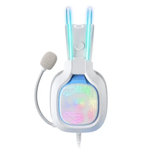 Onikuma X22 RGB Gamer headset - Fehér