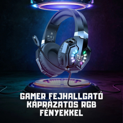 Onikuma X32 Gamer Fejhallgató - Fekete