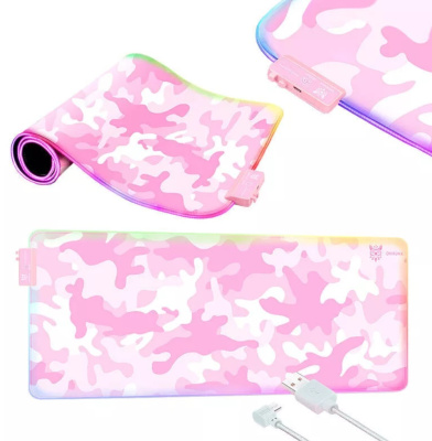 Onikuma MP005 Gamer Egérpad - XL - Pink Camouflage