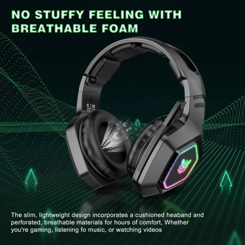 Onikuma B100 Tri-Mode Vezeték Nélküli Gamer Headset