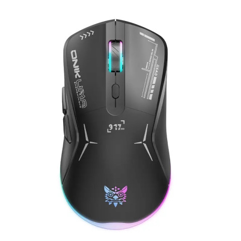 Onikuma CW917 Dual-Mode Vezeték Nélküli Gamer Egér - Fekete