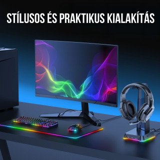 Onikuma ST-2 RGB Headset állvány - Fekete