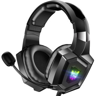 Onikuma K8 RGB Gamer headset - Fekete