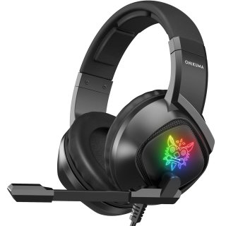 Onikuma K19 RGB Gamer headset - Fekete