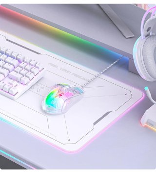 Onikuma CW923 RGB Átlátszó Gamer Egér