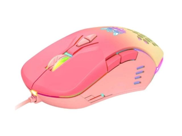 Onikuma CW902 Gamer Egér - Peach