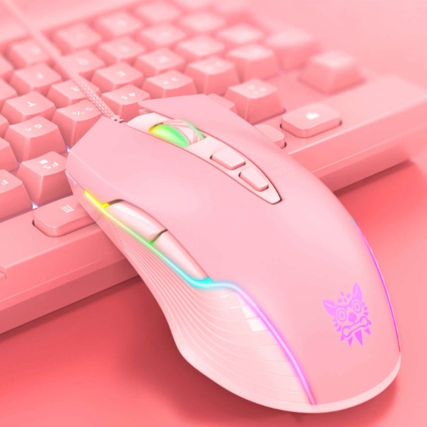 Onikuma CW905 Gamer Egér - Pink