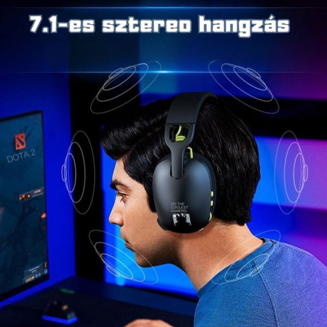 Onikuma B2 Vezeték Nélküli Bluetooth Gamer Fejhallgató