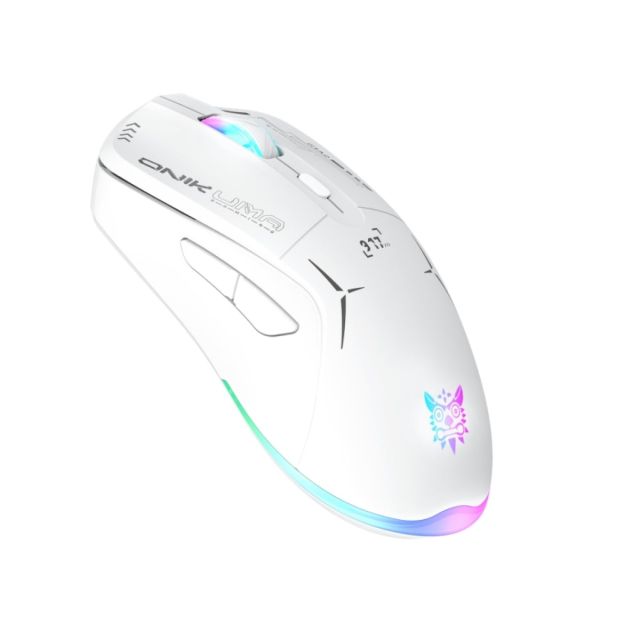 Onikuma CW917 Dual-Mode Vezeték Nélküli Gamer Egér - Fehér