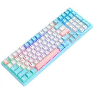 Onikuma G38 Gamer billentyűzet - Angol kiosztás, BROWN switch, RGB, Mechanikus, Normál, anti ghosting, vezetékes