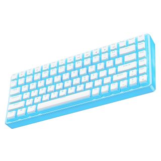 Onikuma G30 RGB Gamer Billentyűzet - Fehér, BLUE switch, RGB, Mechanikus, TKL, vezetékes, USB