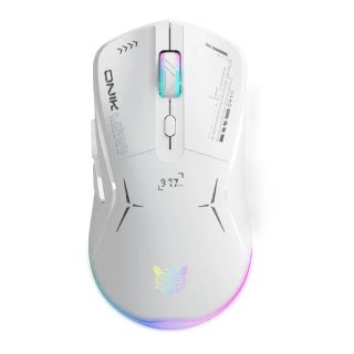 Onikuma CW917 Dual-Mode Vezeték Nélküli Gamer Egér - Fehér